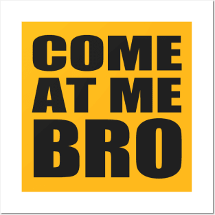 Come At Me Bro Posters and Art